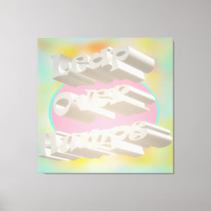 Leap Over Hump diseño de arte pasteles polvoriento