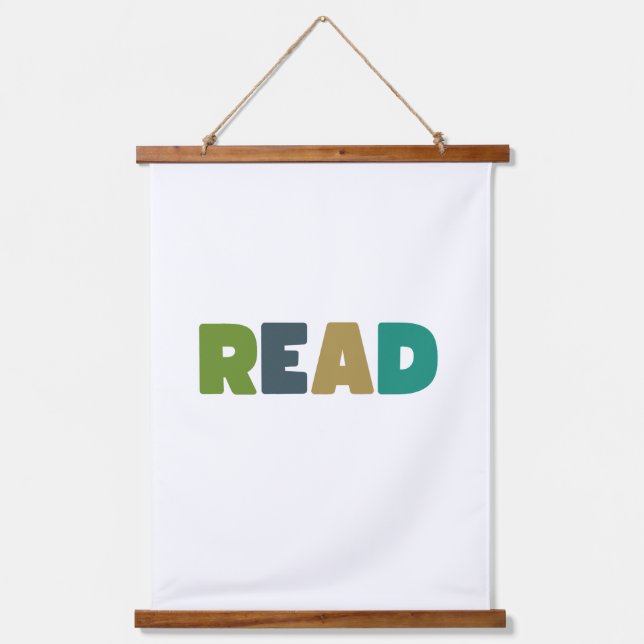 léase. tapiz con marco de madera (Anverso)