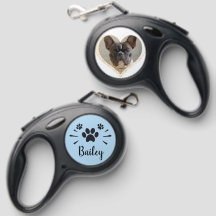 Leash de perro con foto y nombre - Personalizado