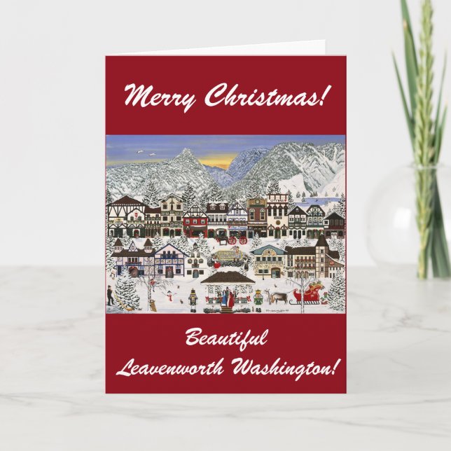Leavenworth, tarjeta de nota de Washington (Anverso)