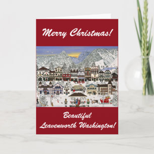 Leavenworth, tarjeta de nota de Washington
