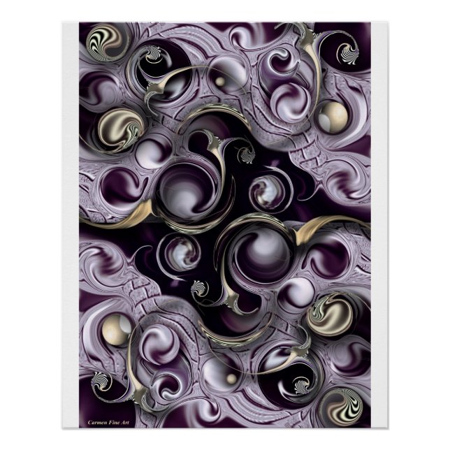 "Lección de la creación", Poster brillante (Anverso)