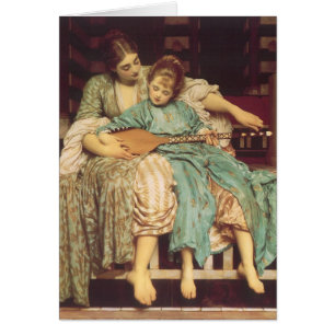 Lección de música de Lord Frederic Leighton