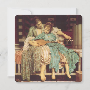 Lección de música por Lord Frederic Leighton