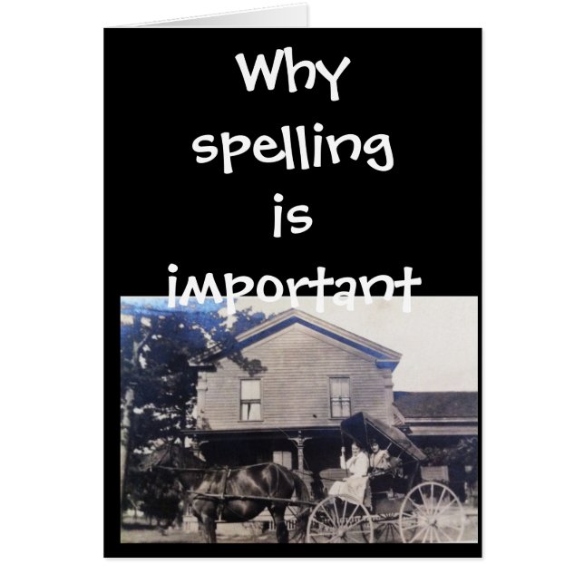 Lección de ortografía divertida para mujeres (Frente)