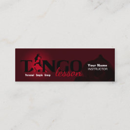 Lección de tango - Tarjeta de perfil para empresas