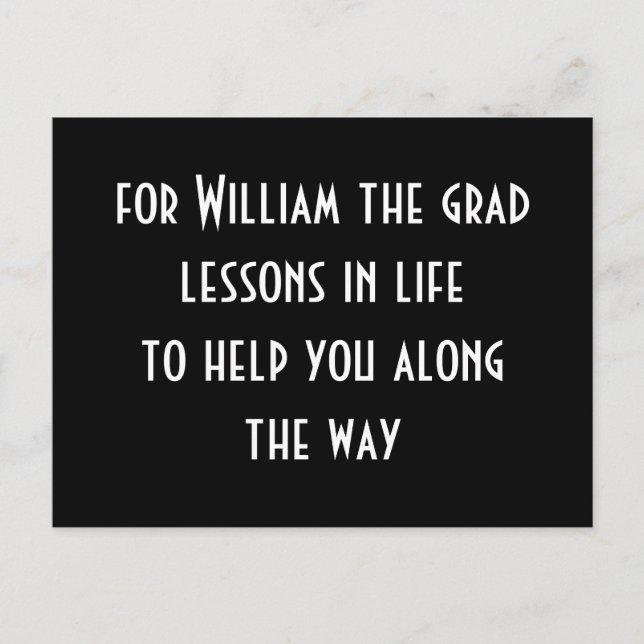 Lecciones De Tarjetas De Consejos Para El Partido  (Anverso)