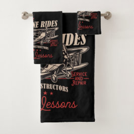 Lecciones de vuelo retro para aviones personalizad