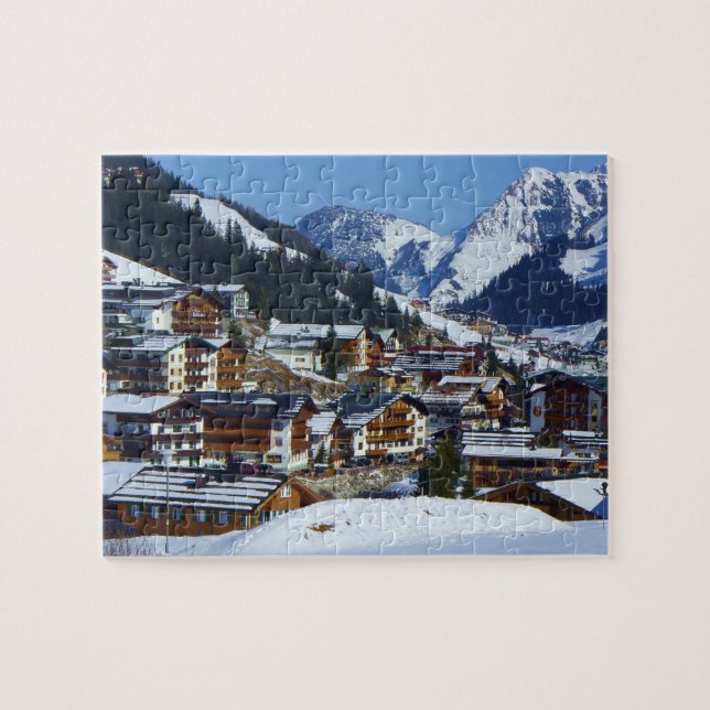 Lech am Arlberg en Austria - Puzzle (Horizontal)