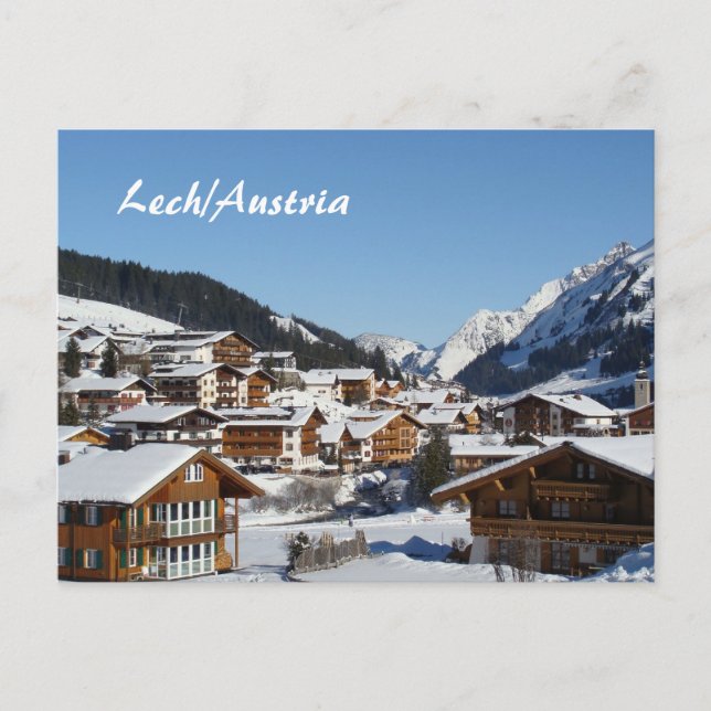 Lech en Austria - Postal (Anverso)