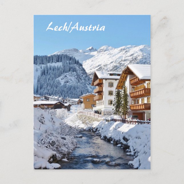 Lech en Austria - Postal (Anverso)