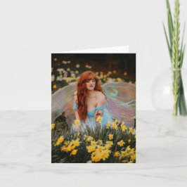 Leche de hadas de origen rojo - Tarjeta plegada