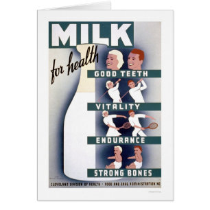 Leche para la salud WPA 1940