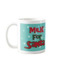 Leche para la taza de Santa
