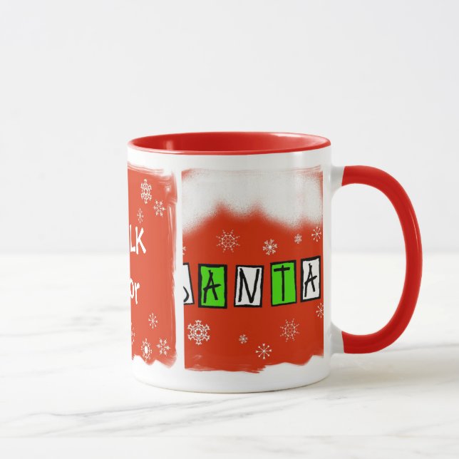 ¡Leche para la taza de Santa - modifiqúela para (Derecha)