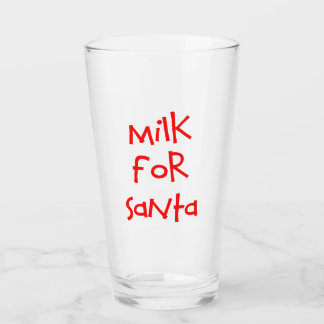 Leche para Santa Glass