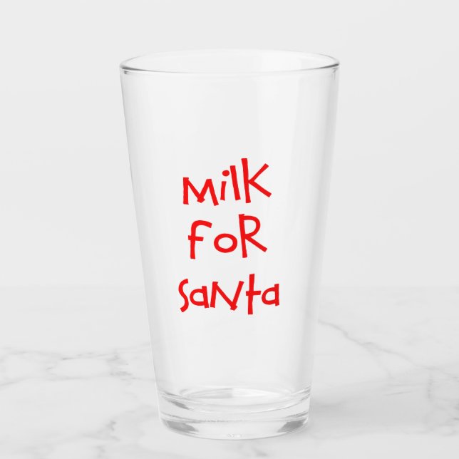 Leche para Santa Glass (Anverso)