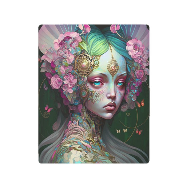 Lechuga verde rosa Fantasía arte (Anverso)