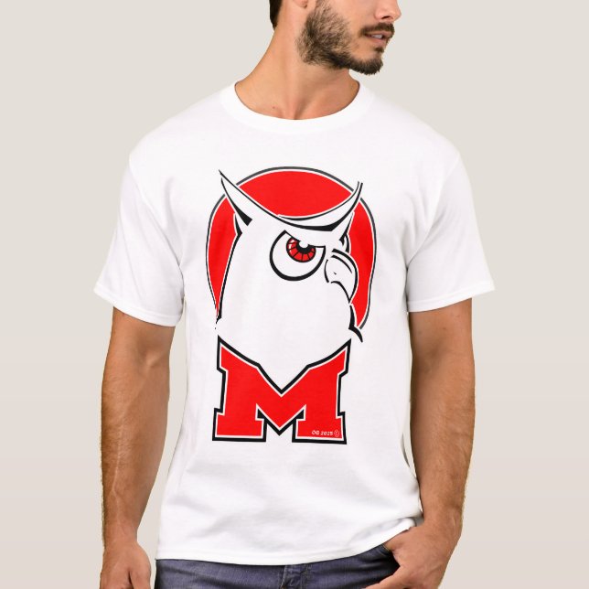 Lechuza de camiseta blanca #1 (Anverso)