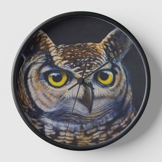 Lechuza de reloj de pared (Anverso)