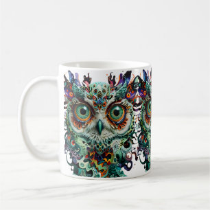 Lechuza de Sabiduría Inspiradora tazas de café