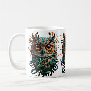 Lechuza de Sabiduría Inspiradora tazas de café