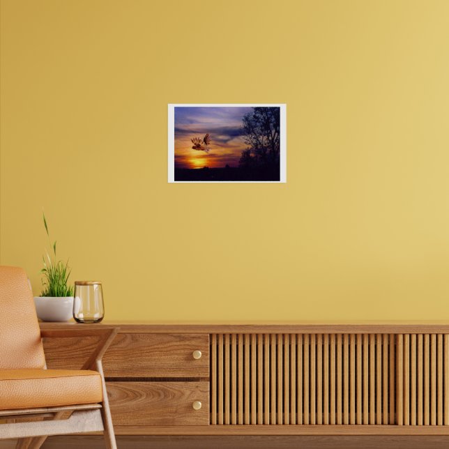 Lechuza de sol de arte de medios mixtos (Salón 2)