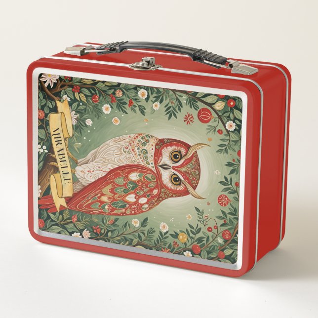 Lechuza Festiva Personalizada (Anverso)