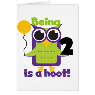 Lechuza Hoot 2 cumpleaños camisetas y regalos de T