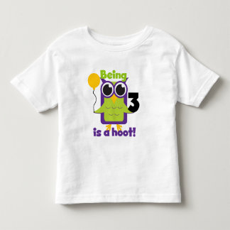 Lechuza Hoot 3er cumpleaños camisetas y regalos