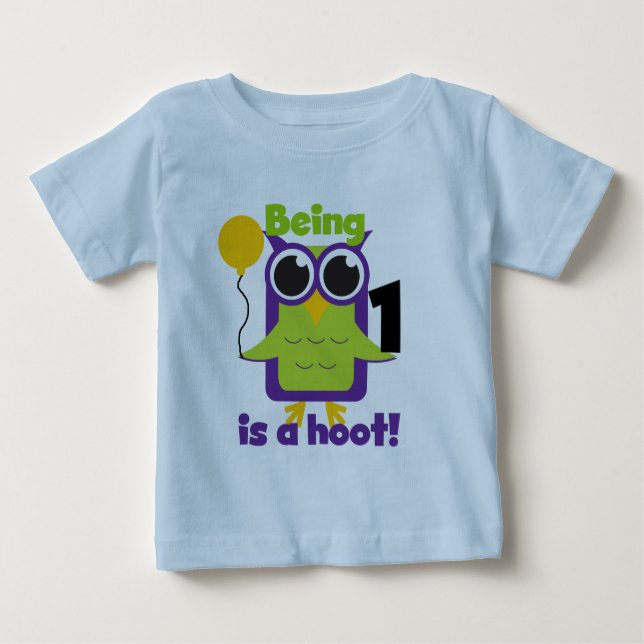 Lechuza Hoot Camisetas de cumpleaños y regalos (Anverso)