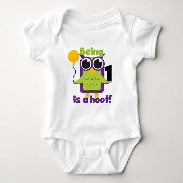 Lechuza Hoot Camisetas de cumpleaños y regalos (Anverso)