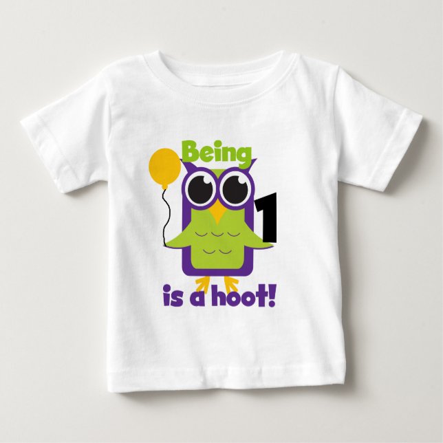 Lechuza Hoot Camisetas de cumpleaños y regalos (Anverso)