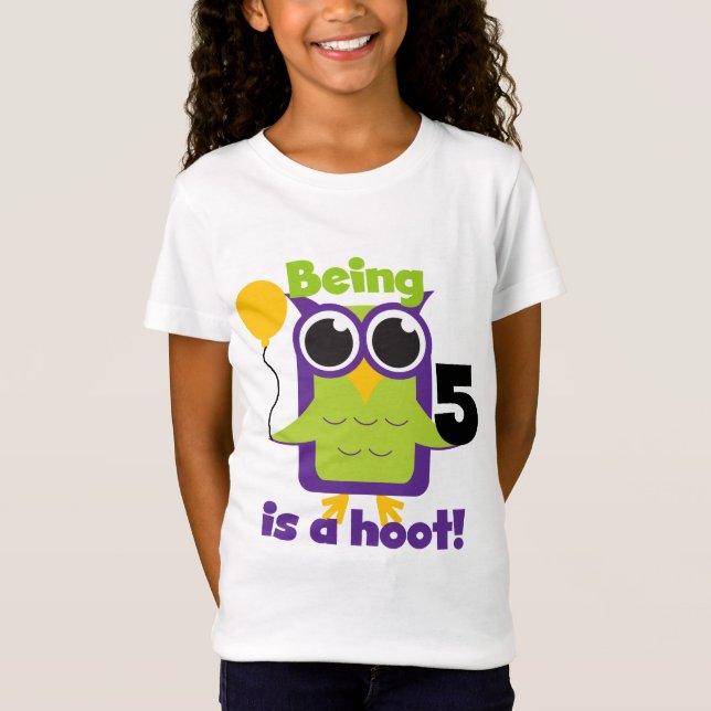 Lechuza Hoot Camisetas y Regalos de cumpleaños (Anverso)