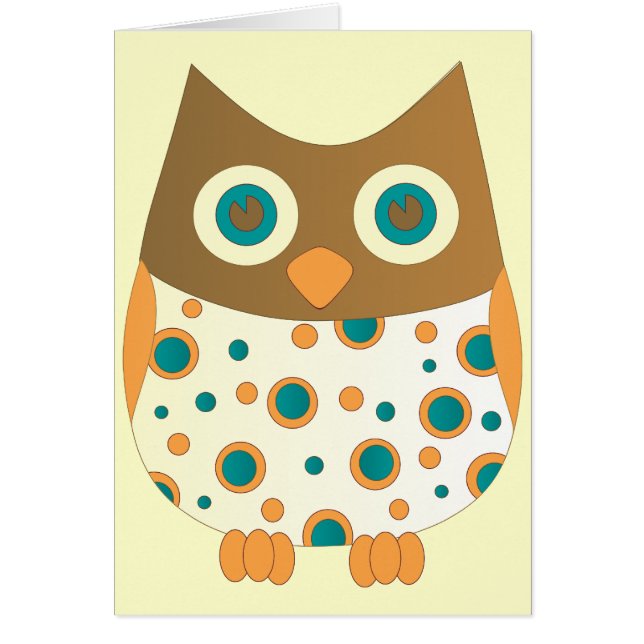 Lechuza Hoot De Ojo Azul (Frente)