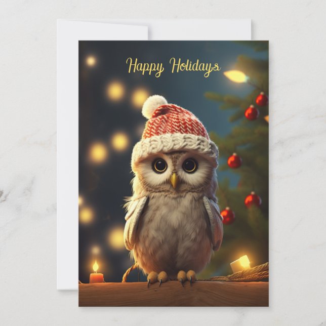 Lechuza navidad (Anverso)