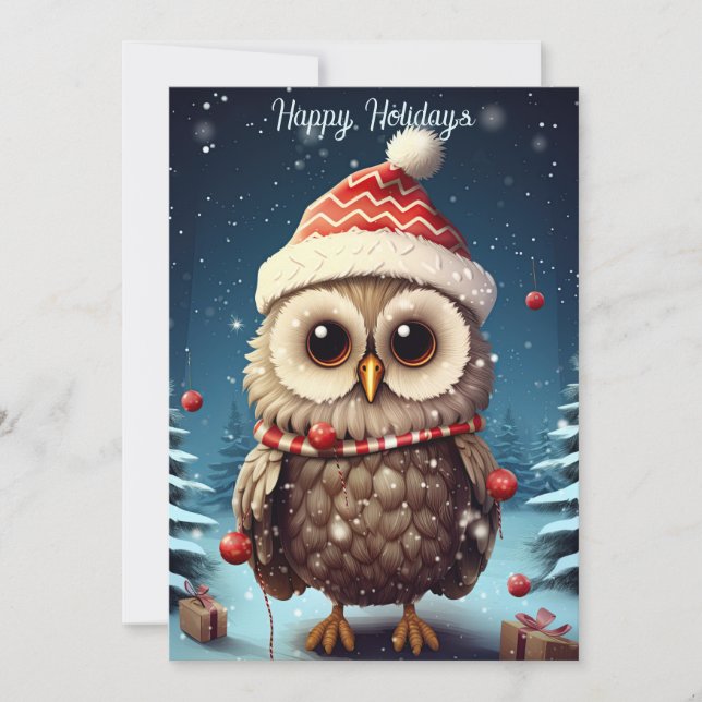 Lechuza navidad (Anverso)