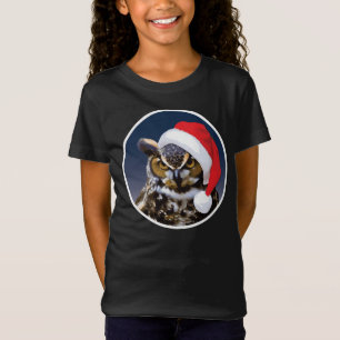 Lechuza navidad - Camiseta Jersey Bella+Canvas par