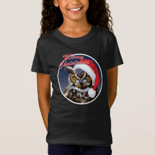 Lechuza navidad - Camiseta Jersey Bella+Canvas par