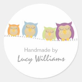 Lechuza Personalizada Hecha A Mano Por Pegatinas