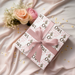 Lechuza Siempre Te Ama Envolver Hojas De Papel