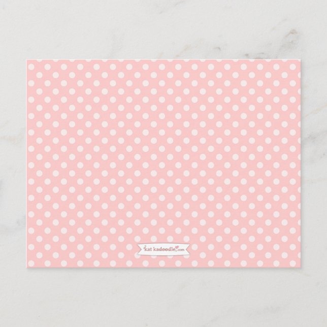 Lechuza Sleepy Rosa con tarjeta de consejo de mamá (Anverso)