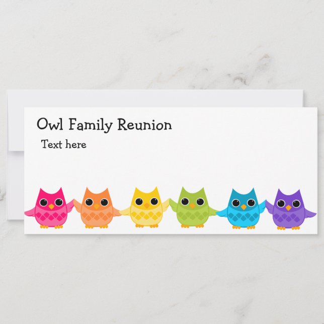 Lechuzas arcoiris (Anverso)