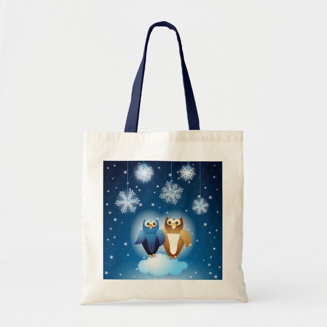 Lechuzas enamoradas, bolsa (Frente)