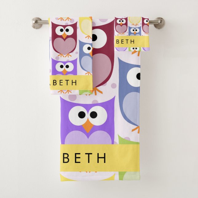 Lechuzas, Patrón De Búho, Lechuzas Coloridas, Su N (In situ)