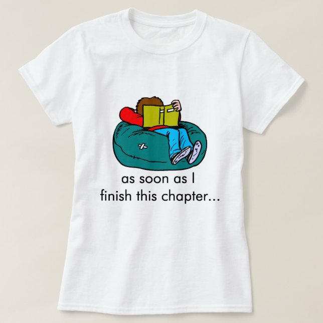 Lector de camisetas y regalos. (Diseño del anverso)