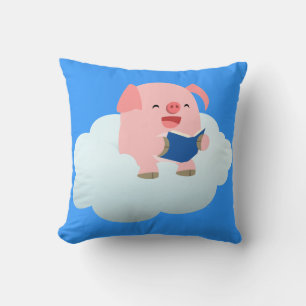 Lector de cerdo de Personalizado lindo en almohada