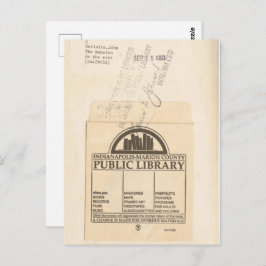 Lector de libros, tarjeta de pago ex biblioteca