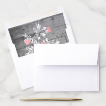 Lector de sobres de árbol rosa de San Valentín