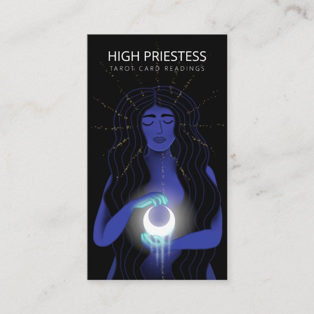 Lector de tarjetas Tarot de Ilustracion espiritual (Anverso)